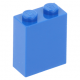 LEGO kocka 1x2×2, kék (3245c)